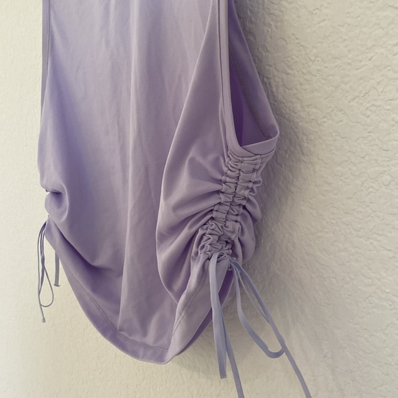 Nike | Purple Dri-Fit Drawstring Ruched Side Tank - Picture 4 of 6